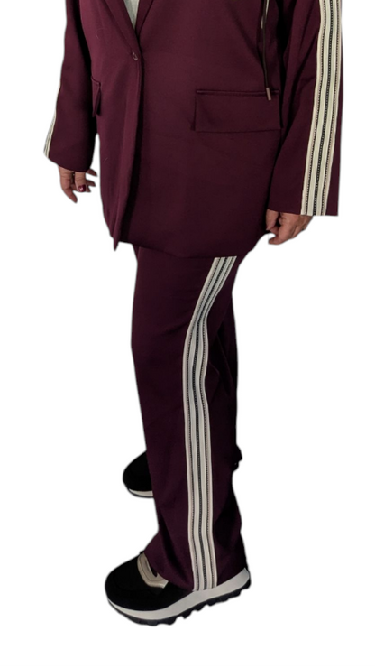 Joggpant "Isabella" weinrot