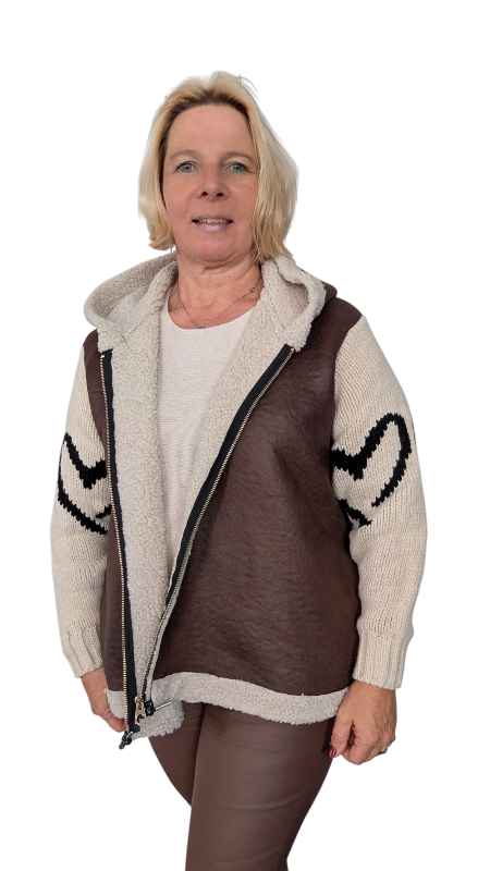 Jacke "Nicoletta" braun