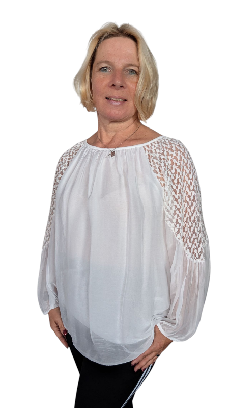 Bluse weiß "Giulia"