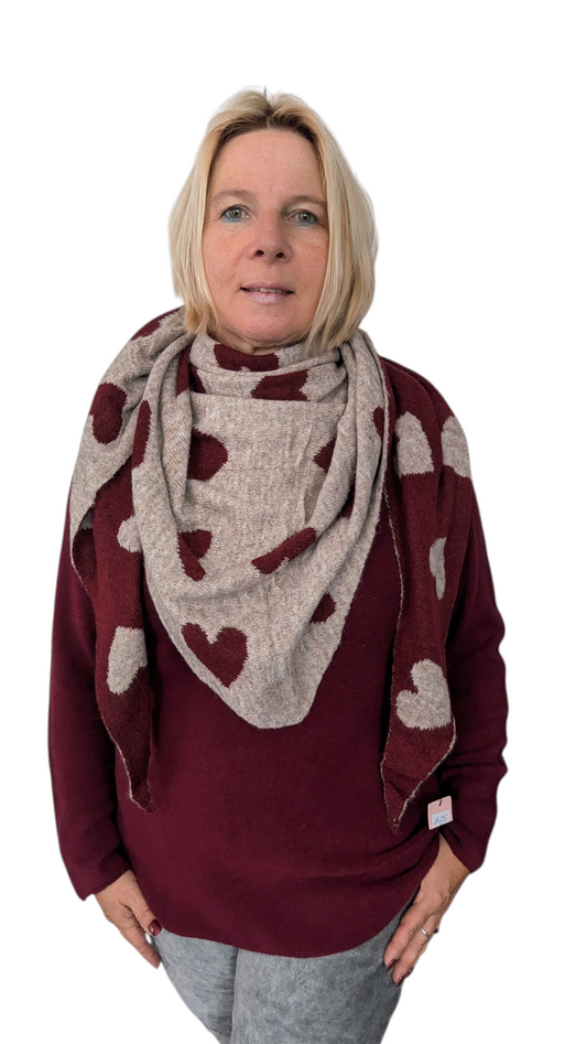 Dreieckstuch beidseitig tragbar