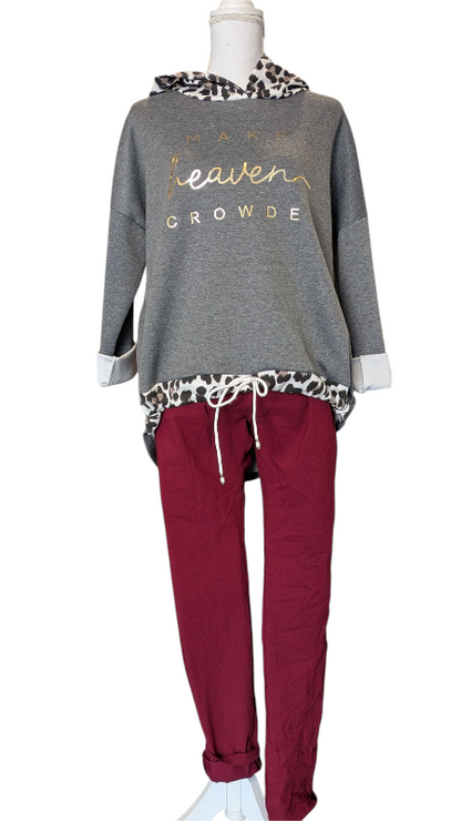 Hoodie "Heaven" grau