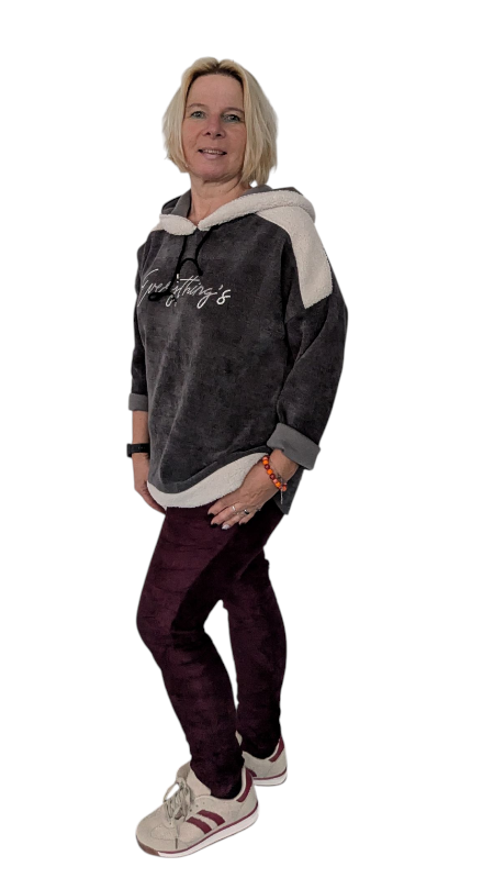 Hoodie "Everything" anthrazit