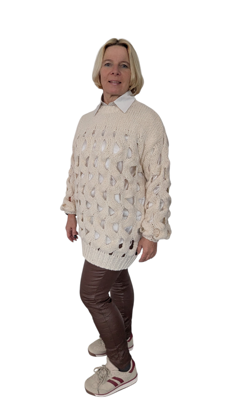 Pullover Strick "Fori" creme