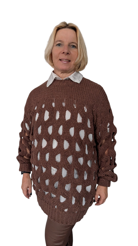 Pullover Strick "Fori" schokobraun