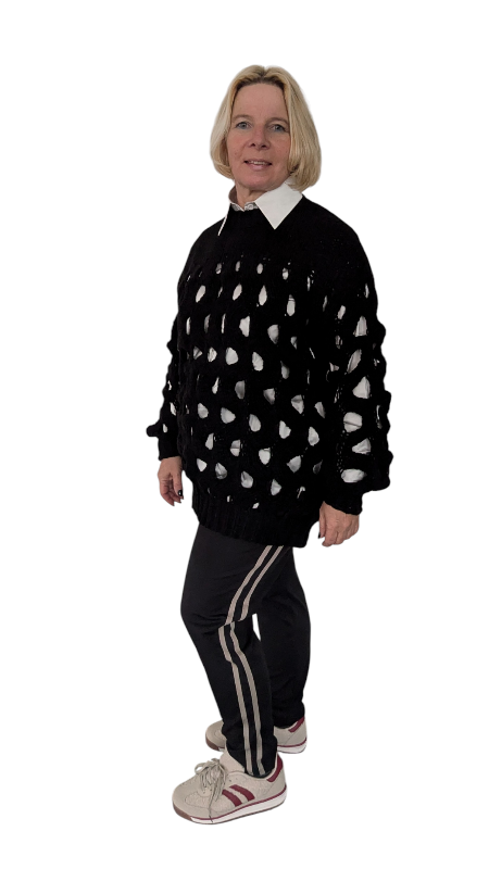 Pullover Strick "Fori" schwarz