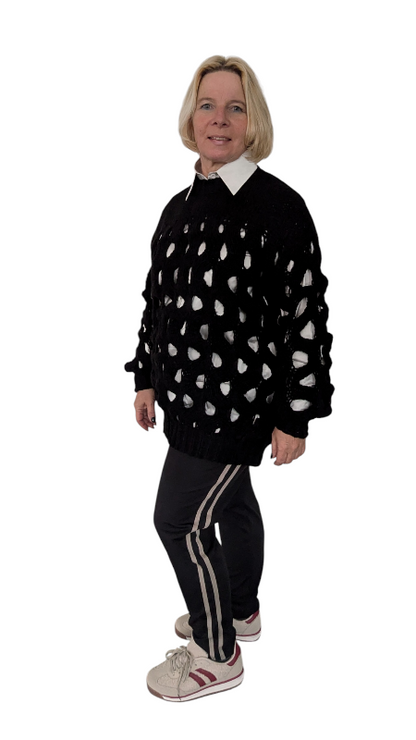 Pullover Strick "Fori" schwarz