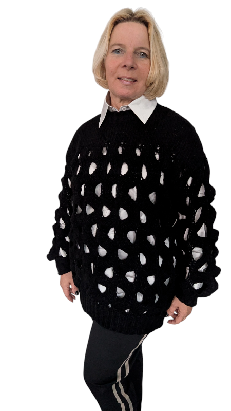 Pullover Strick "Fori" schwarz