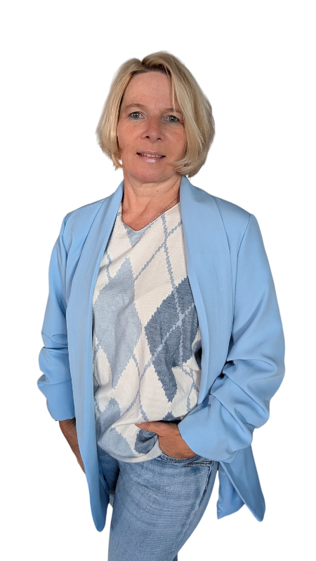 Blazer "Alea" hellblau