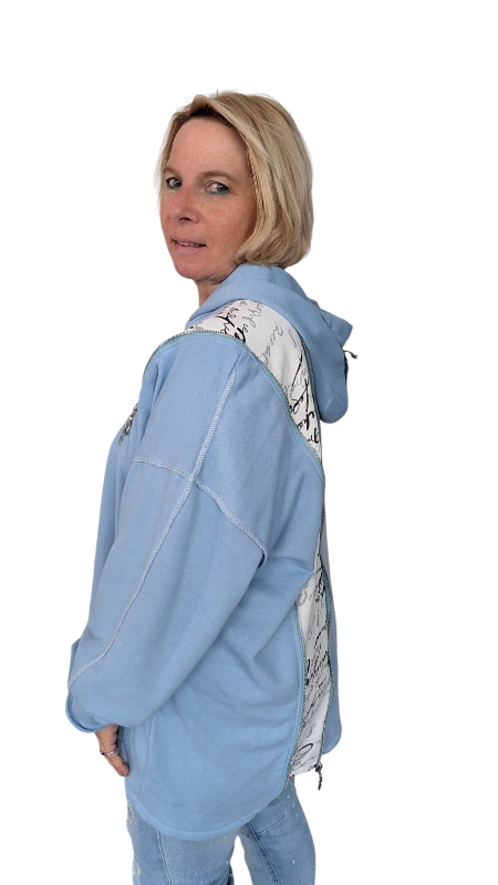 Hoody "Blue Sky" hell blau
