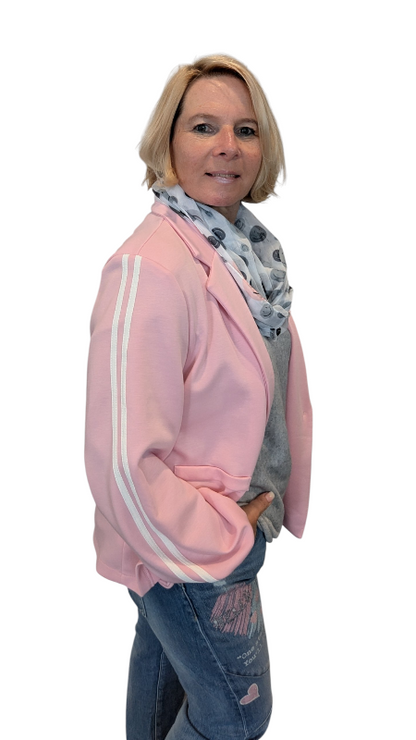 Blazer "Stripes" rosa