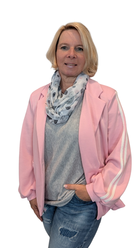 Blazer "Stripes" rosa