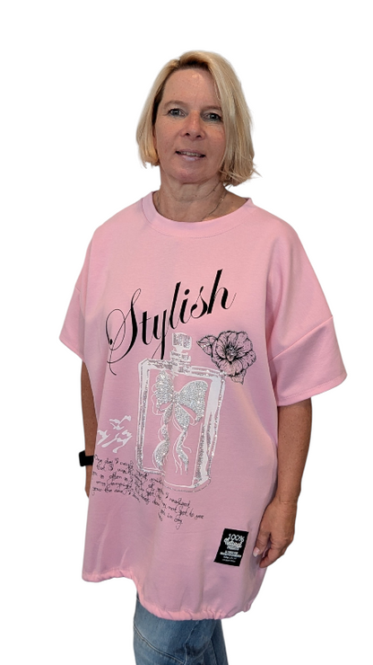 T-Shirt "Stylish" rosa