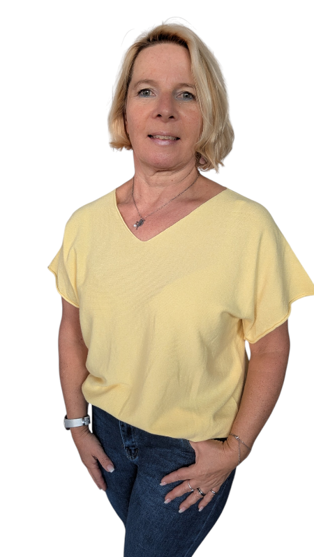 T-Shirt "Ada" gelb