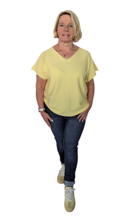 T-Shirt "Ada" gelb