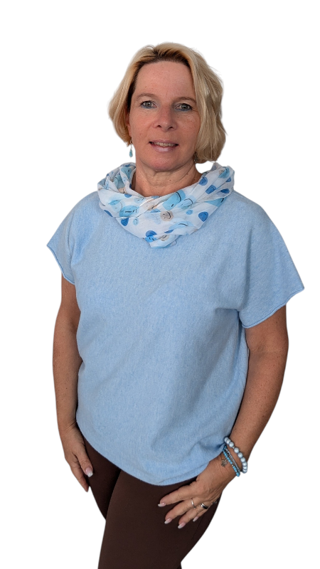 T-Shirt "Ada" hellblau