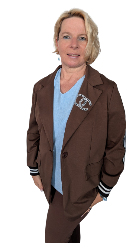 Blazer "Octavia" braun