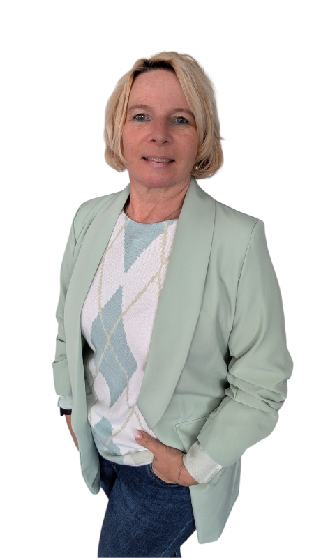 Shirt "Rombo" lindgrün weiß