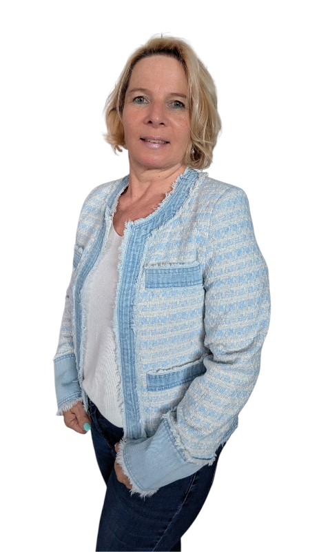 Jeansjacke "Struktur"