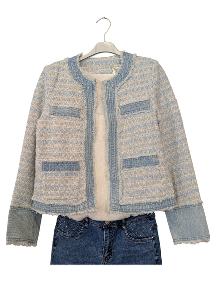 Jeansjacke "Struktur"