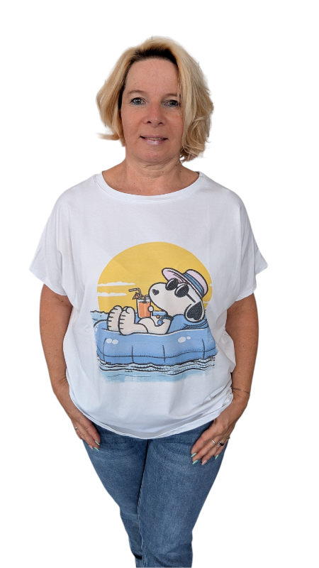 T-Shirt Snoopy "Cocktail"
