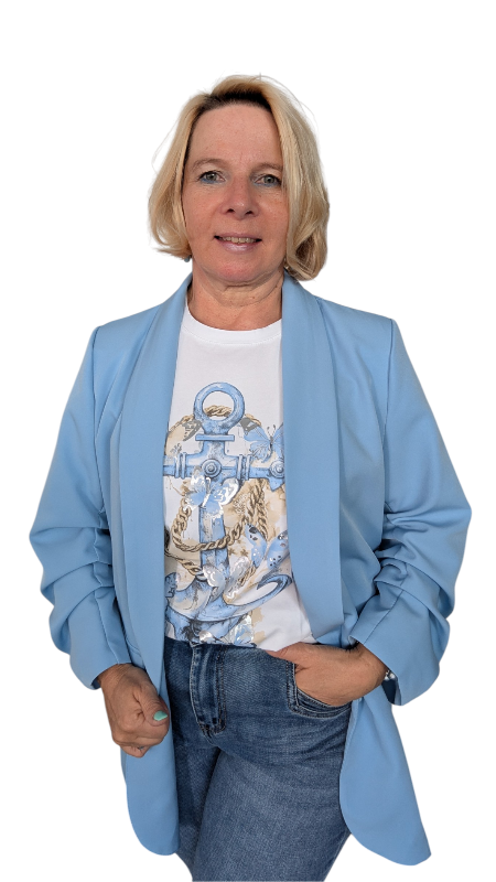 T-Shirt "Anker" hellblau