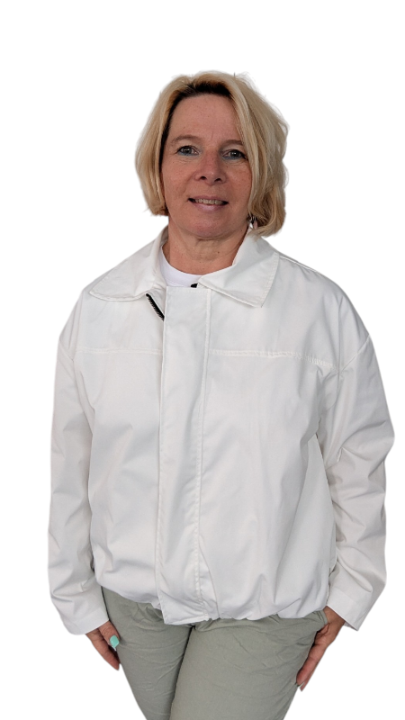 Blouson "Cropped" weiß