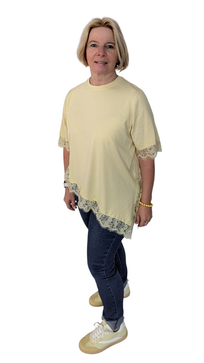 T-Shirt "Beatrice" gelb