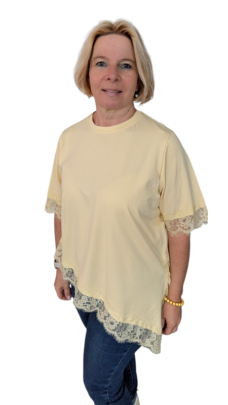 T-Shirt "Beatrice" gelb