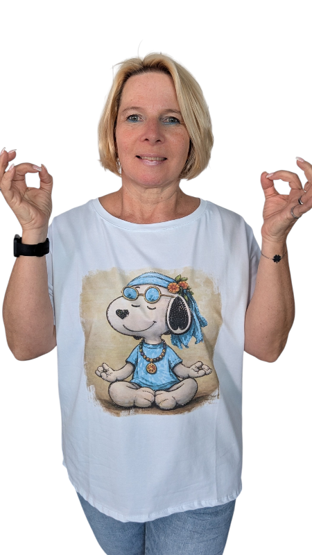 T-Shirt "Snoopy Yoga"