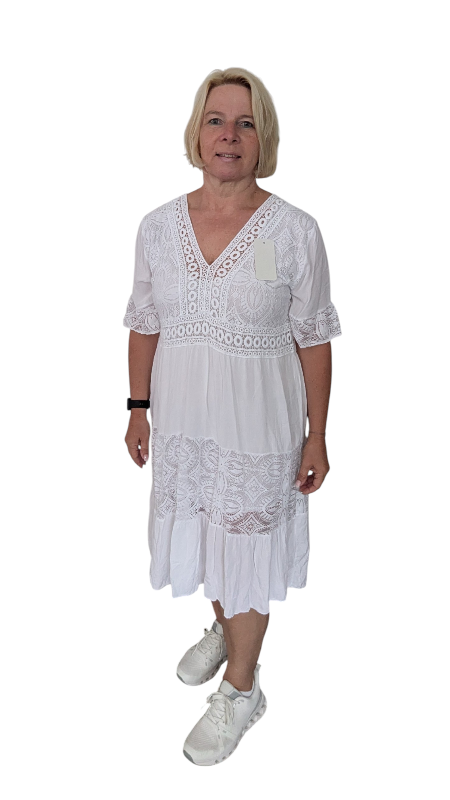 Kleid "Santorini" weiß