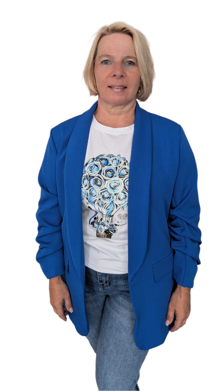 Blazer "Alea" royalblau