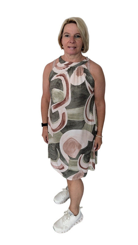 Kleid "Mallorca" khaki beige