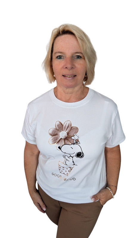 T-Shirt "Snoopy Blume"