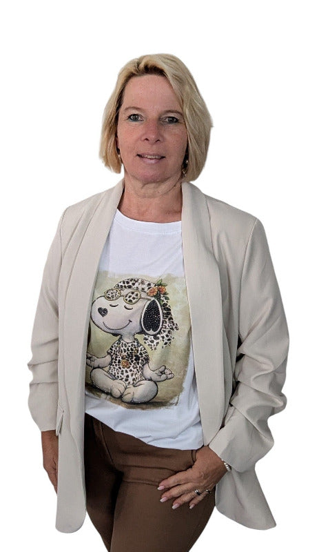 T-Shirt "Snoopy Yoga" Leo