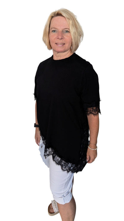T-Shirt "Beatrice" schwarz