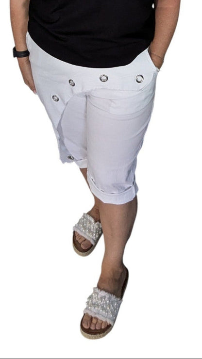 Joggpant "Borchie" weiß