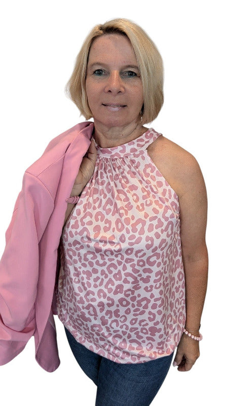 Top "Ella" rosa Leo