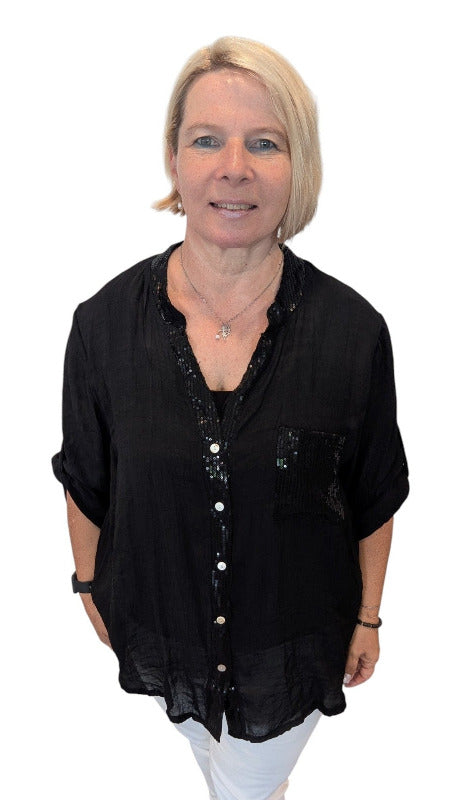 Bluse "Aurelina" schwarz