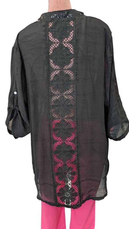 Bluse "Aurelina" schwarz