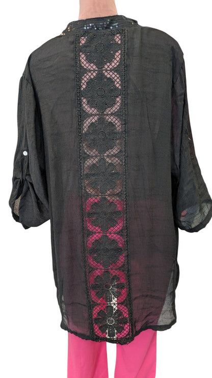 Bluse "Aurelina" schwarz