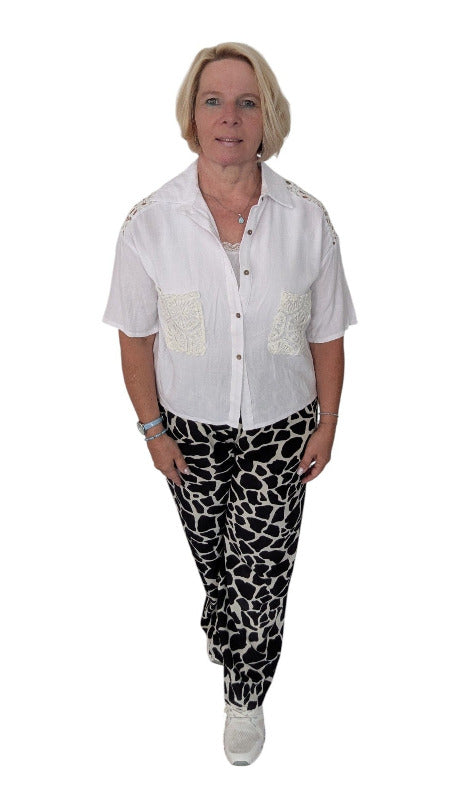 Bluse "Genova" creme