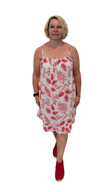 Kleid "Malta" rot weiß
