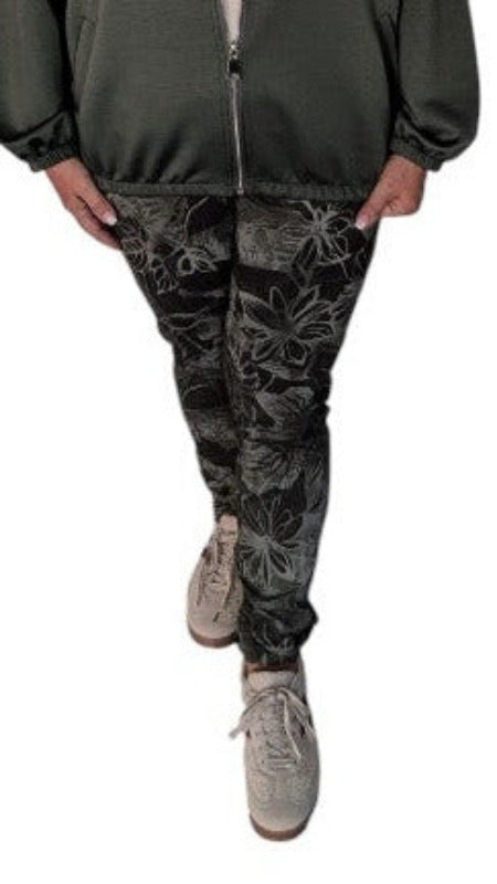 Joggpant "Foglia" khaki