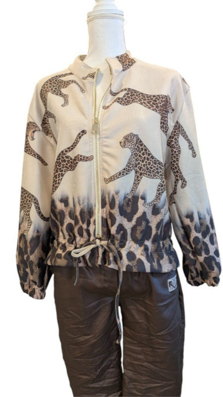 Blouson "Leopard" creme
