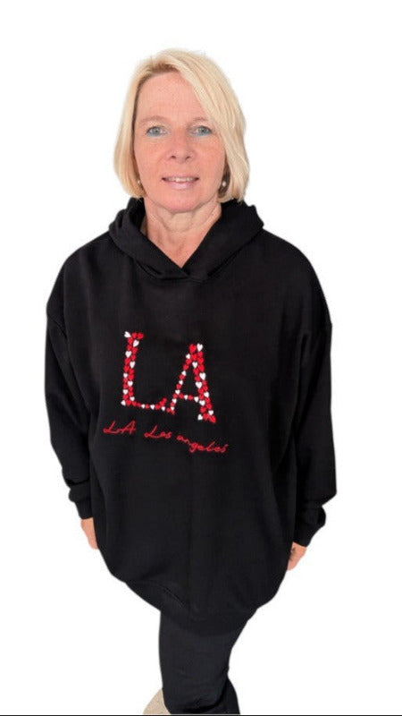 Hoody "LA" schwarz