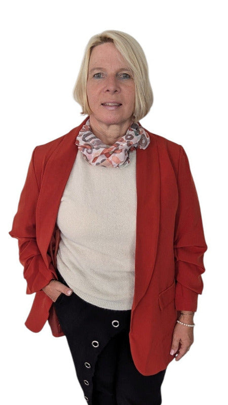 Blazer "Alea" rostbraun