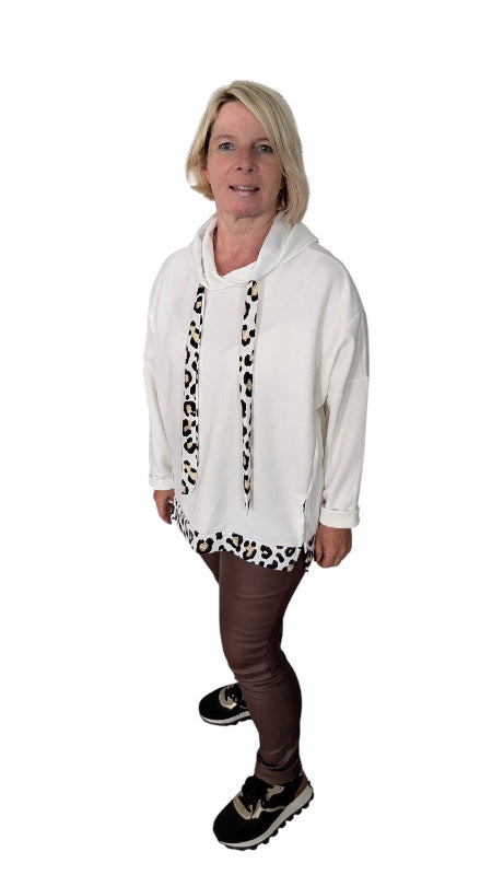 Hoodie "Smilla" weiß