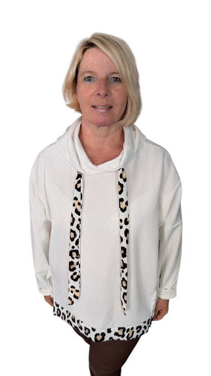 Hoodie "Smilla" weiß