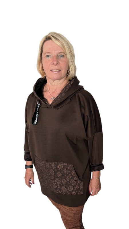 Hoody "Mara" braun