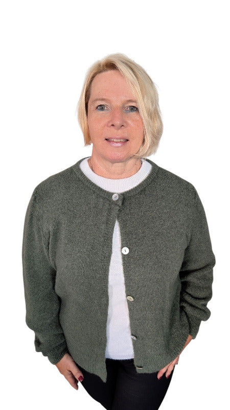Strickjacke "Fina" khaki